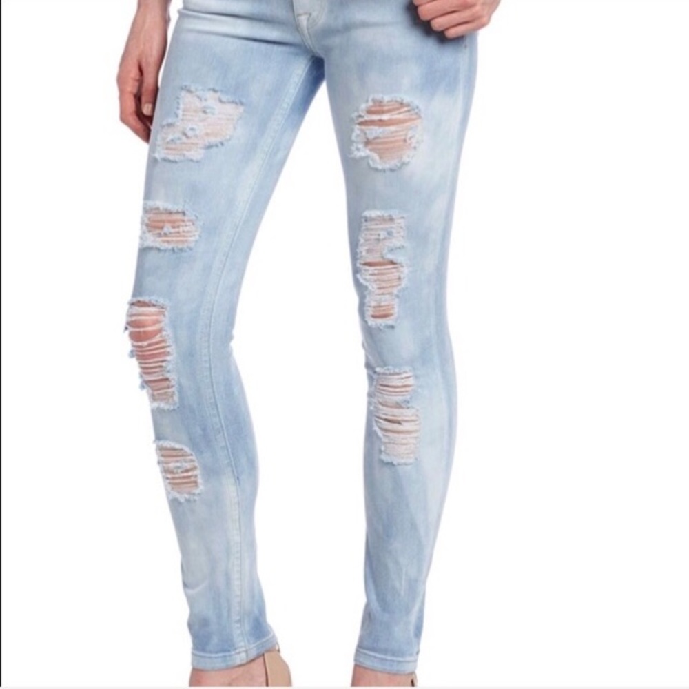 DL1961 Amanda Skinny Frenzy Destroyed Jeans
